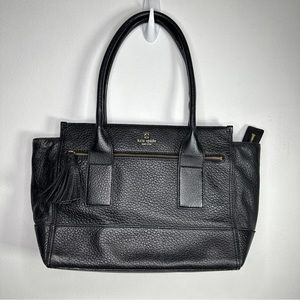 Kate Spade Southport Avenue Oden Leather Tote, Black